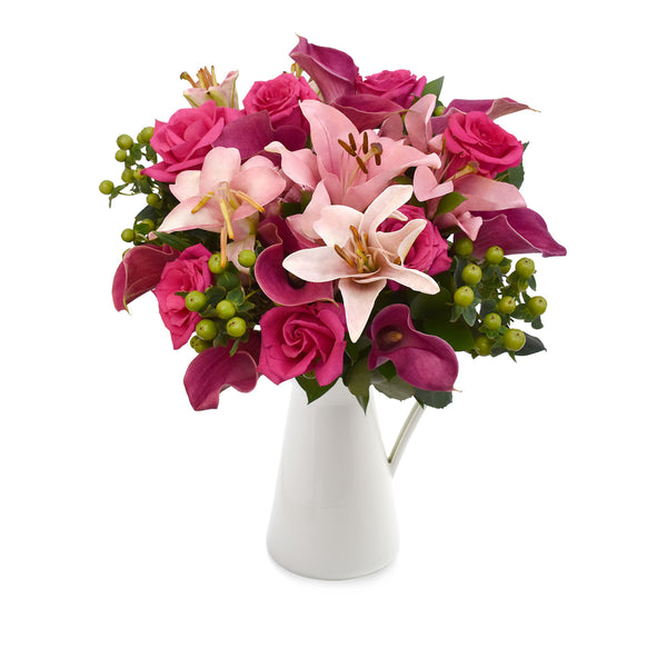 Graceful Elegance Bqt Box - Hot Pink - Light Pink – Eblooms Farm Direct Inc.